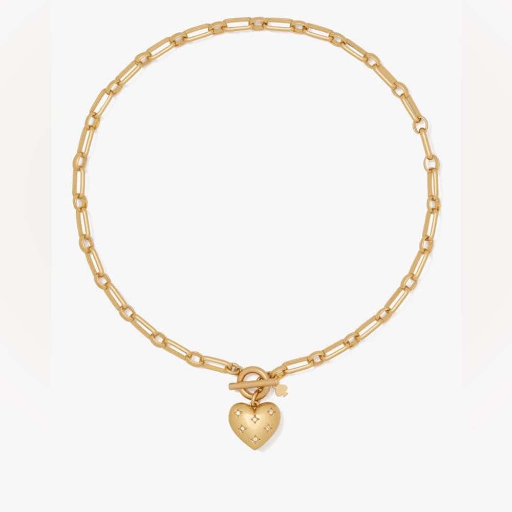 Kate Spade My Precious Heart Toggle Necklace